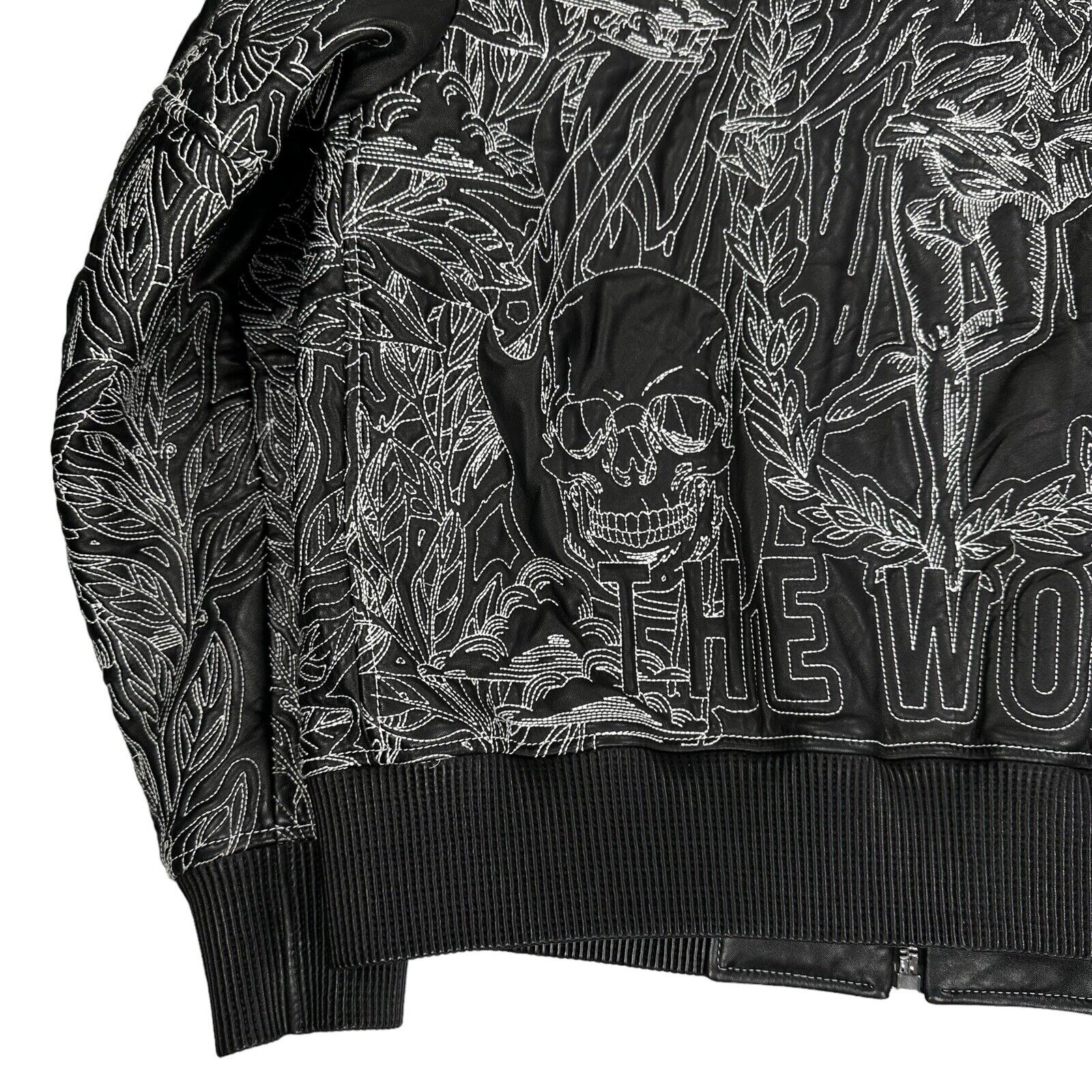 Givenchy Size M Leather Jacket Matthew Williams Lambskin Bomber Sample Zip Up