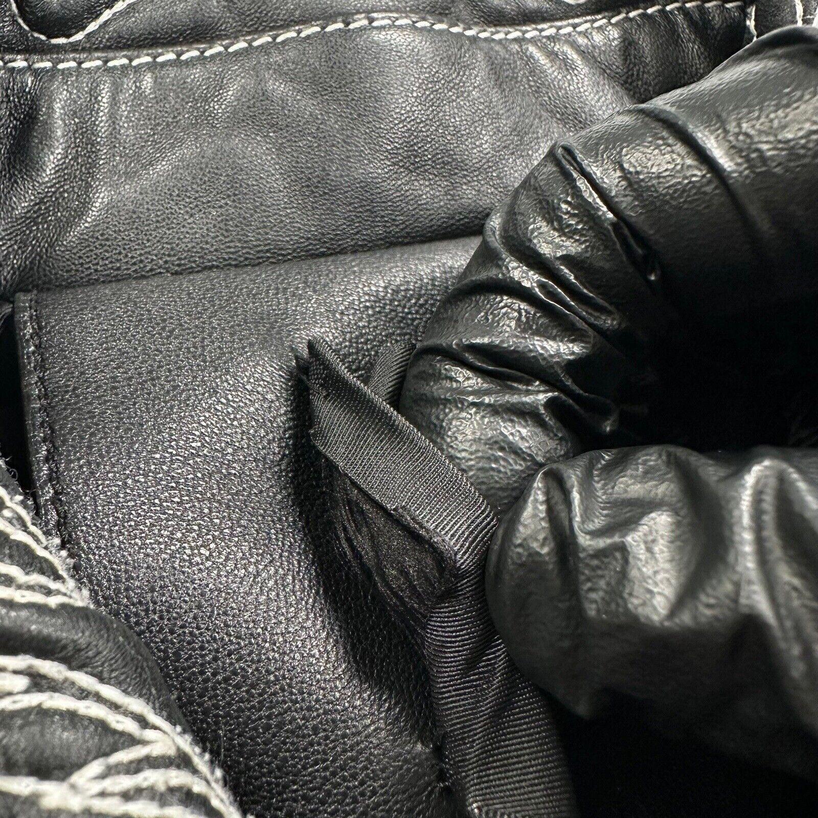 Givenchy Size M Leather Jacket Matthew Williams Lambskin Bomber Sample Zip Up