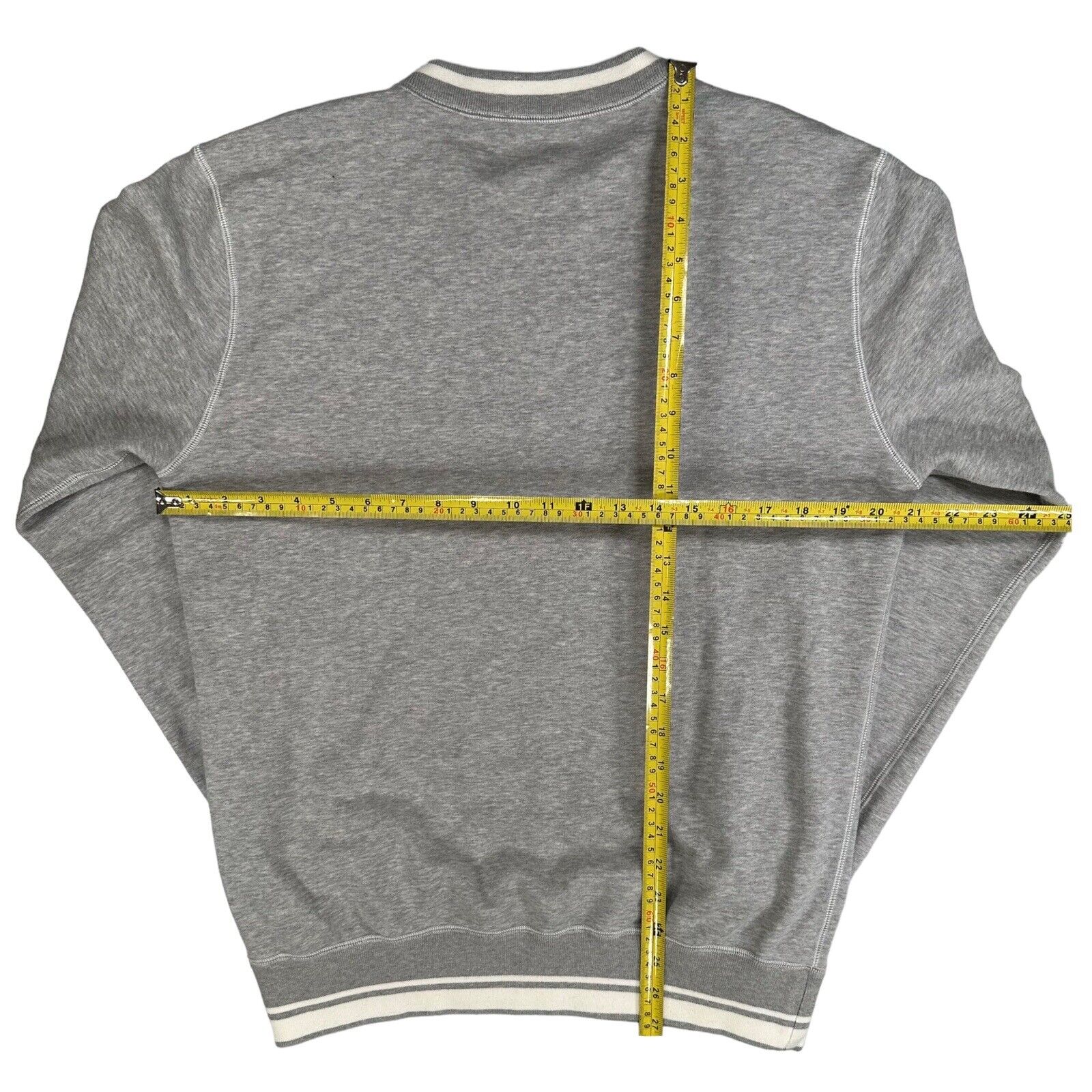 Dolce & Gabbana Size M Sweatshirt Grey Milano Crown Logo Graphic Print Crewneck