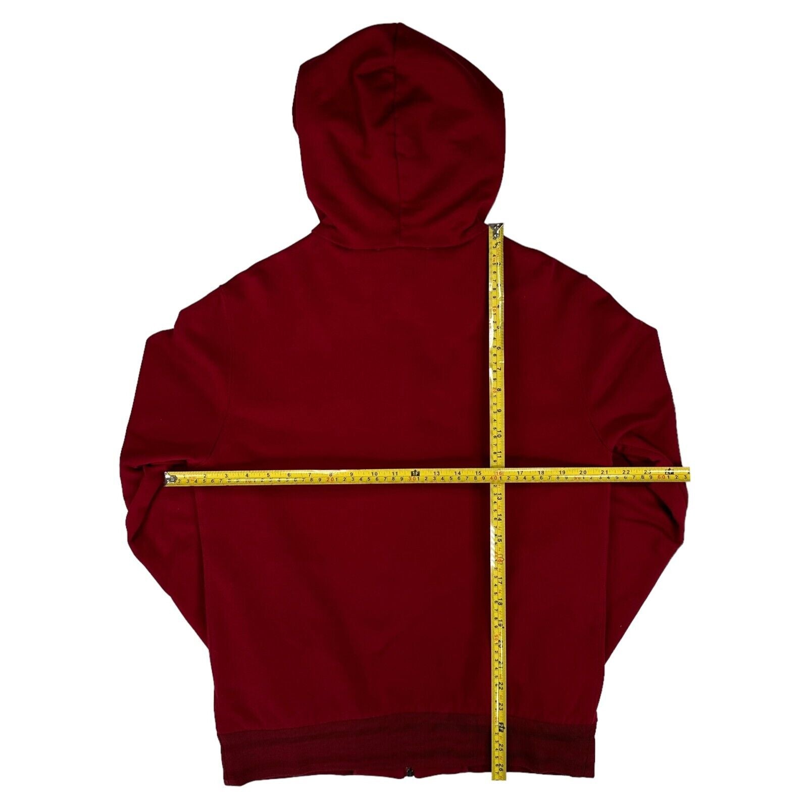 Dolce & Gabbana Size M Red Zip Up Plaque Logo Track Jacket Hooded DG Logo Pull