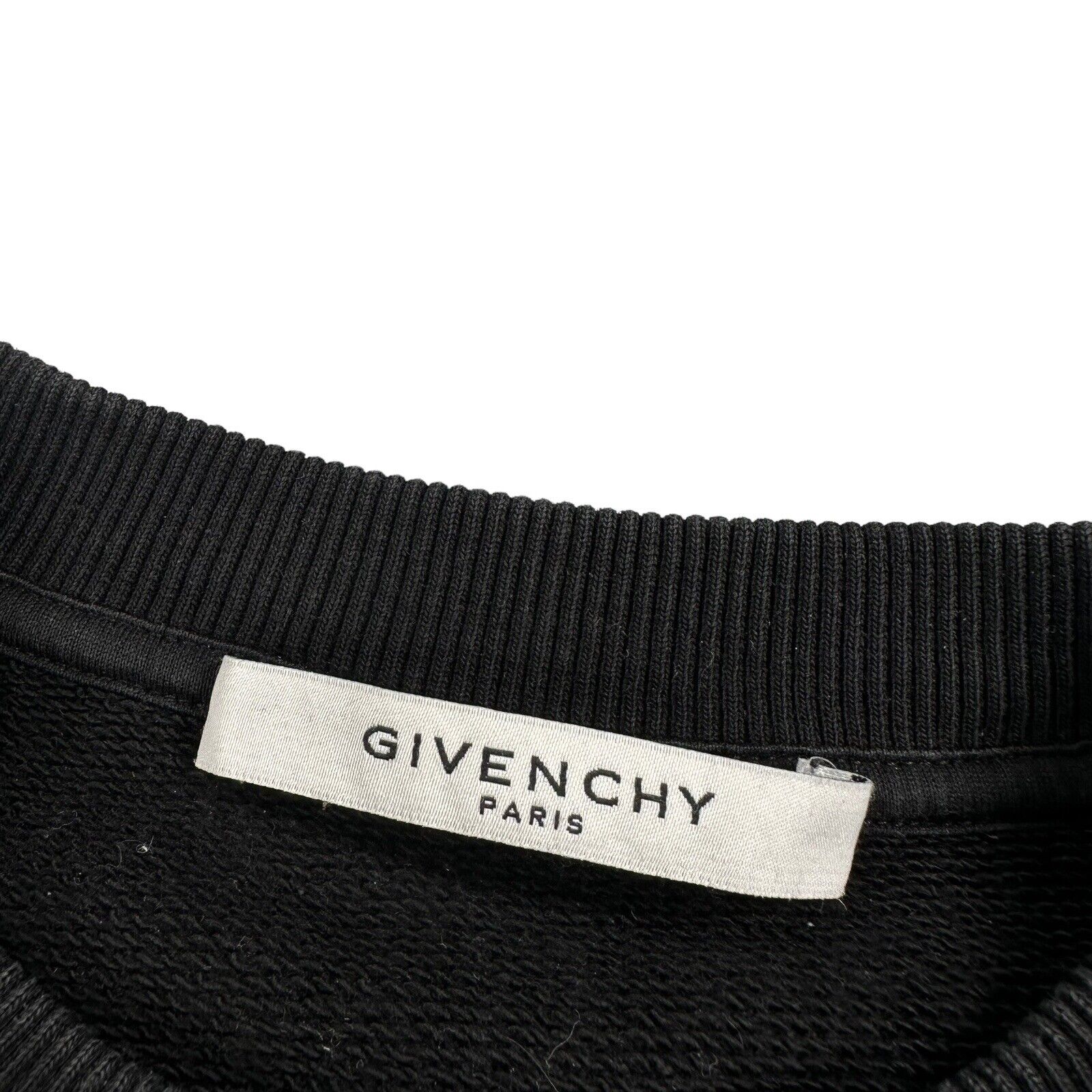 Givenchy Size S Sweatshirt Black Oversized GV3 Industries Bulk Graphic Print