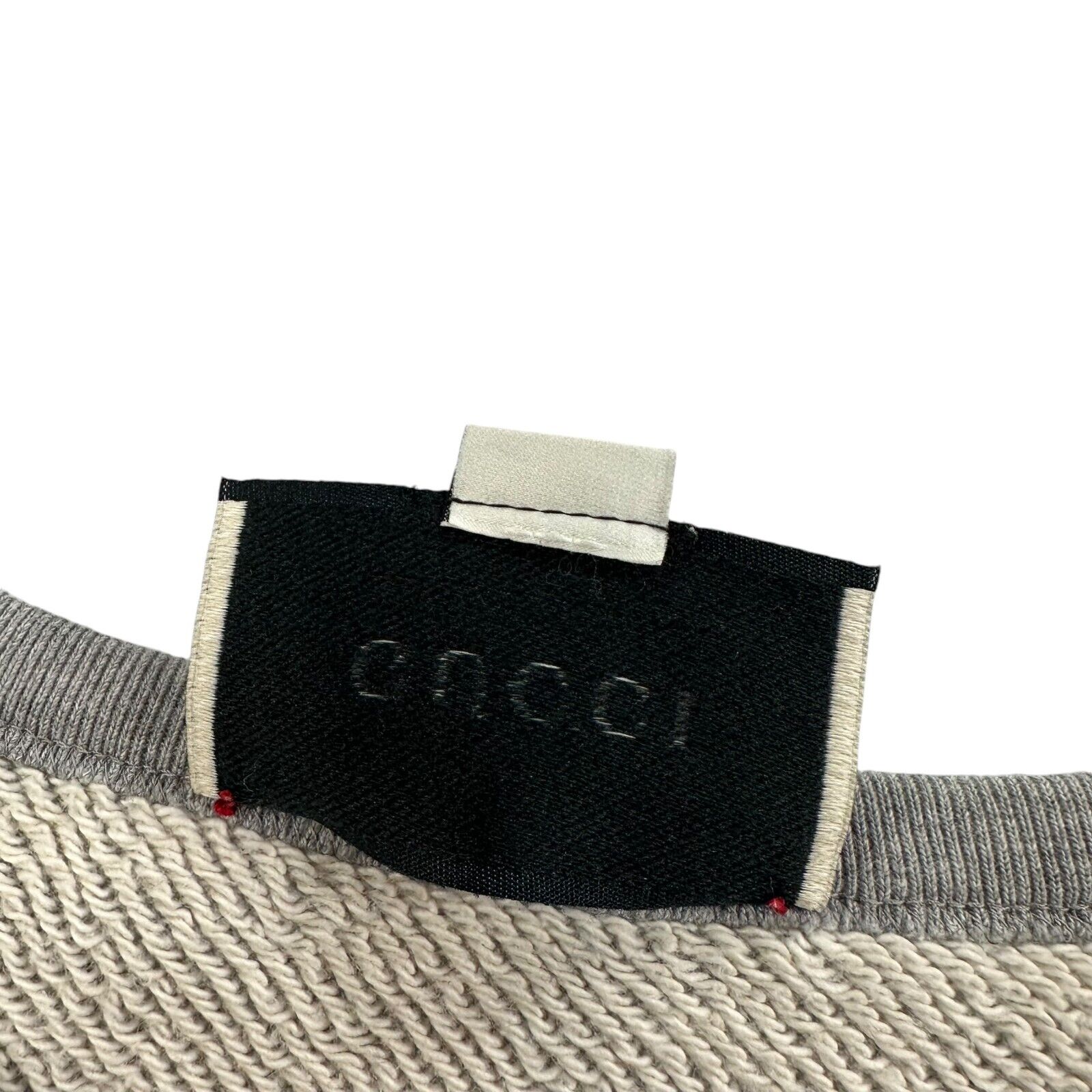 Gucci Size S Sweatshirt Grey Taped Sleeve Logo Graphic Subtle Crewneck