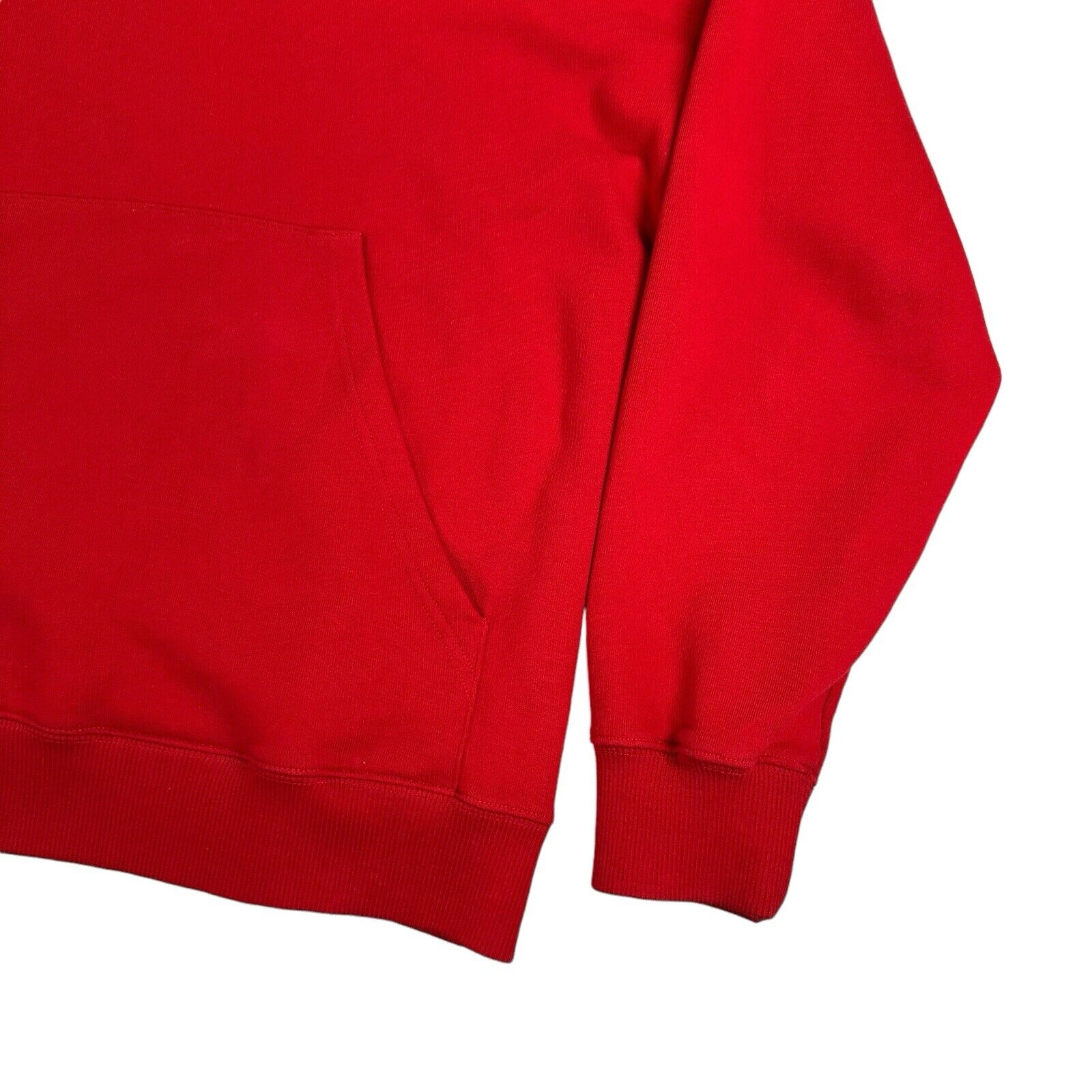 Givenchy Size S Red Oversized Cracked Chest Logo Hoodie No Drawstrings