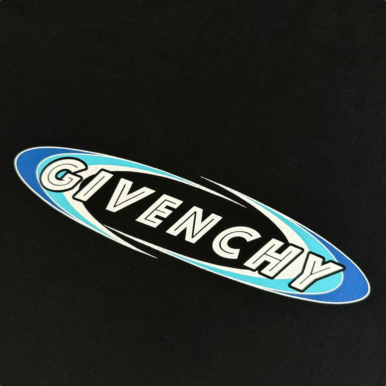 Givenchy Size XS T-Shirt Black Aquarius Logo Chest Print Graphic Cotton Tee