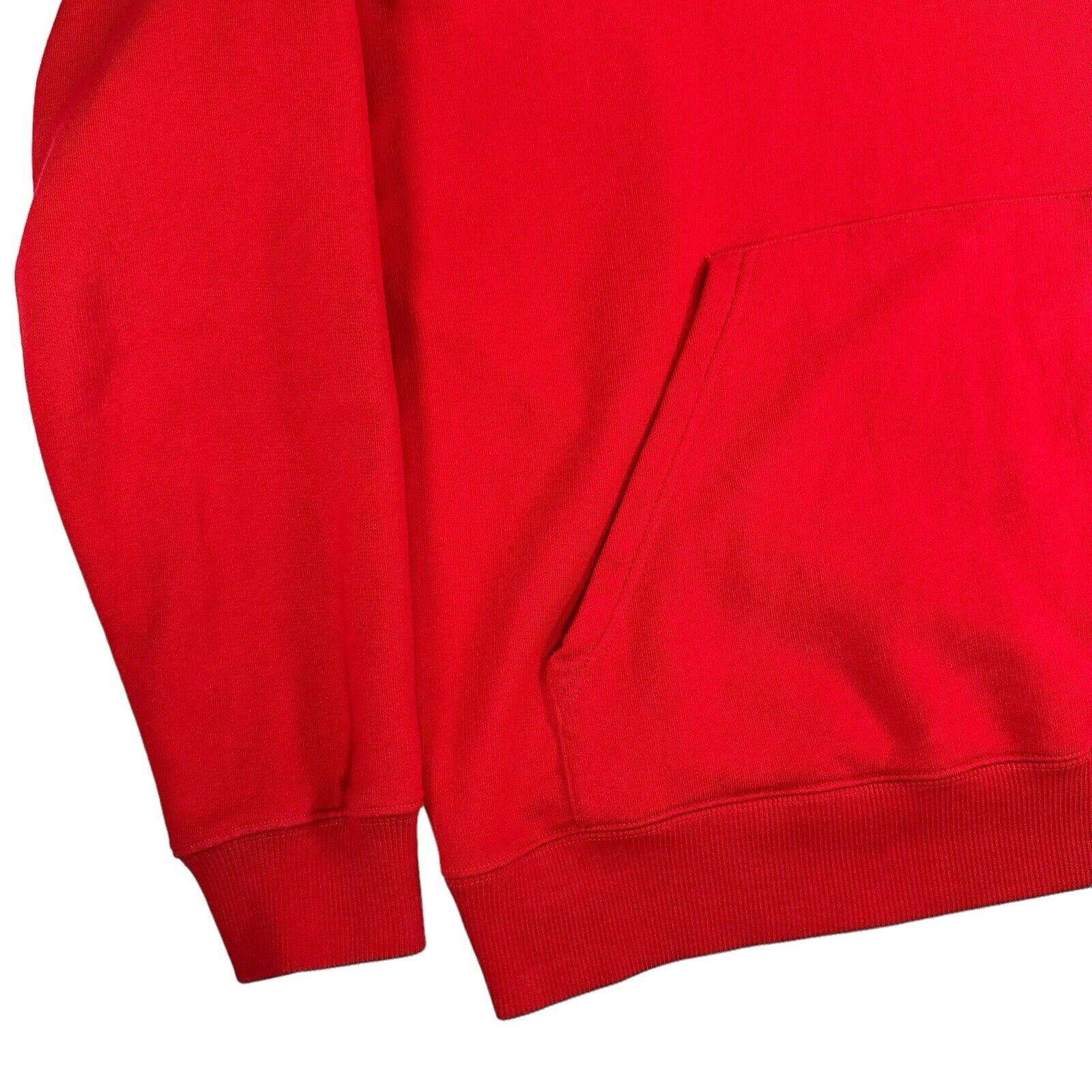 Givenchy Size S Red Oversized Cracked Chest Logo Hoodie No Drawstrings